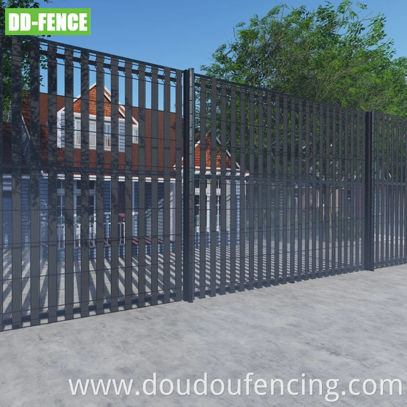 Home Outdoor Decorative Metal 3D Curved Welded Wire Mesh Privacy Garden Fence for Fence Panel
